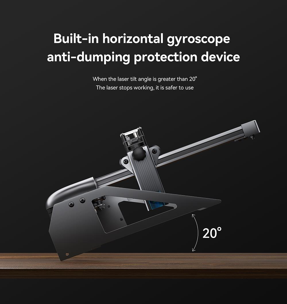 Atomstack P7 M40 40W Portable Laser Engraving Machine Desktop CNC Laser Cutting Machine Engraving Area 200x200mm