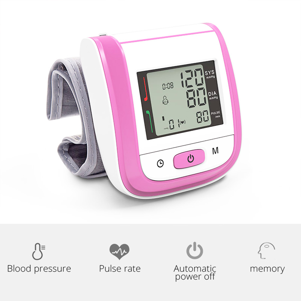 BOXYM BPW1 Wrist Blood Pressure Monitor Automatic Blood Pressure Meter Sphygmomanometers Tonometer Home Health