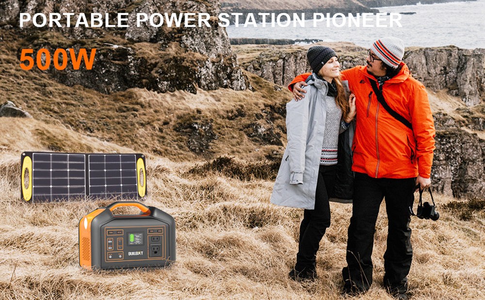 BULLBAT Pioneer 500 505Wh/500W Portable Power Station Solar Power Generators Backup Power Supply for Outdoor & Indoor 14 BULLBAT Pioneer 500 505Wh/500W Portable Power Station Solar Power Generators Backup Power Supply for Outdoor & Indoor