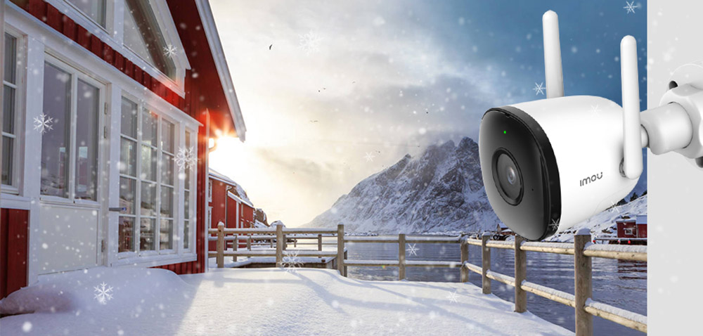 Dahua Imou IP Wifi HD 4MP (QHD) Outdoor Surveillance Camera with Built-in Microphone Human Detection, IP67 Waterproof