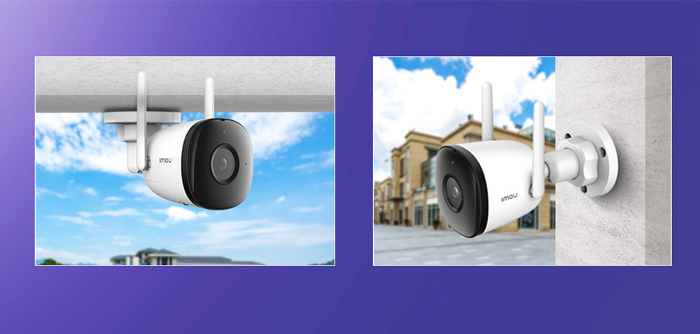 Dahua Imou IP Wifi HD 4MP (QHD) Outdoor Surveillance Camera with Built-in Microphone Human Detection, IP67 Waterproof