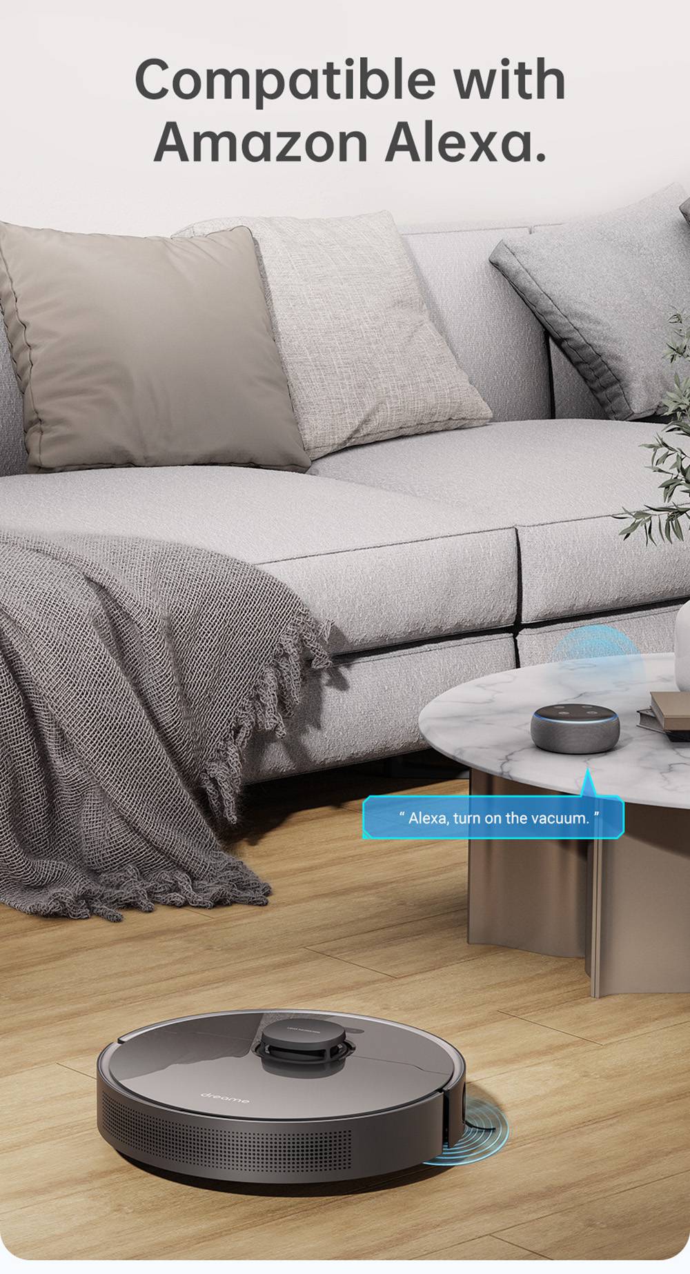 Dreame Bot Z10 Pro 4000Pa Robot Vacuum Cleaner with Self-Empty Dock 3D Laser Navi Support Alexa & Mi Home Smart Home