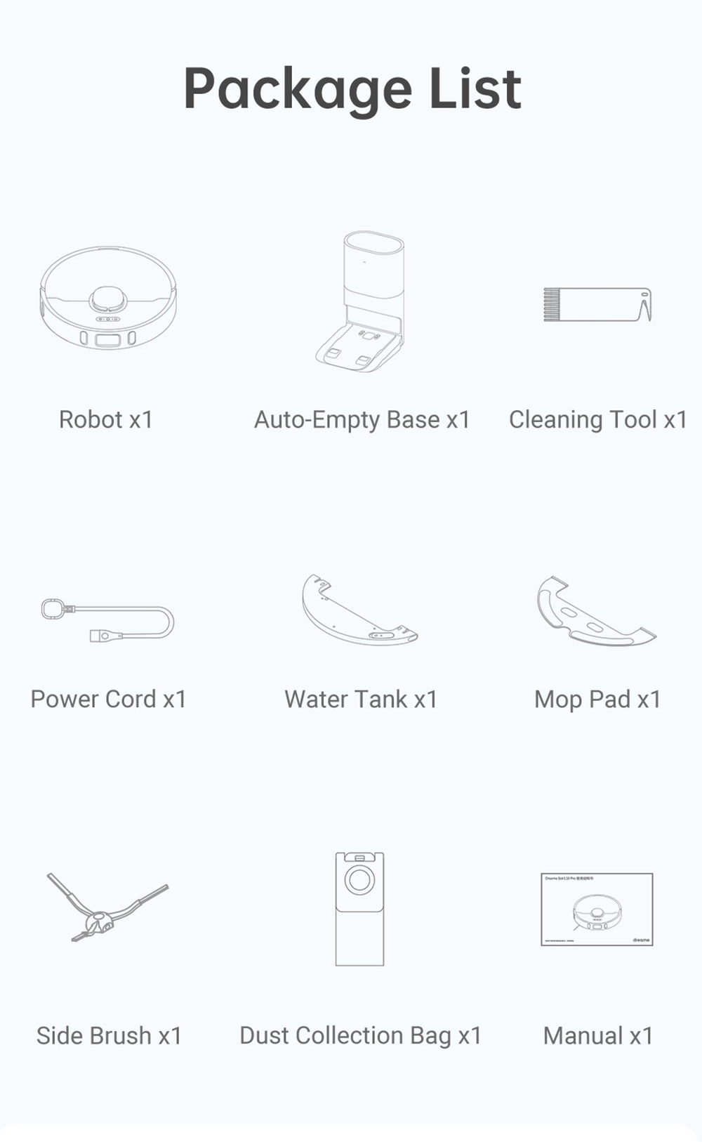 Dreame Bot Z10 Pro 4000Pa Robot Vacuum Cleaner with Self-Empty Dock 3D Laser Navi Support Alexa & Mi Home Smart Home