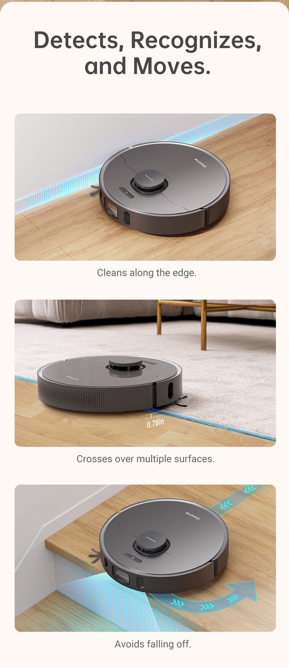 Dreame Bot Z10 Pro 4000Pa Robot Vacuum Cleaner with Self-Empty Dock 3D Laser Navi Support Alexa & Mi Home Smart Home