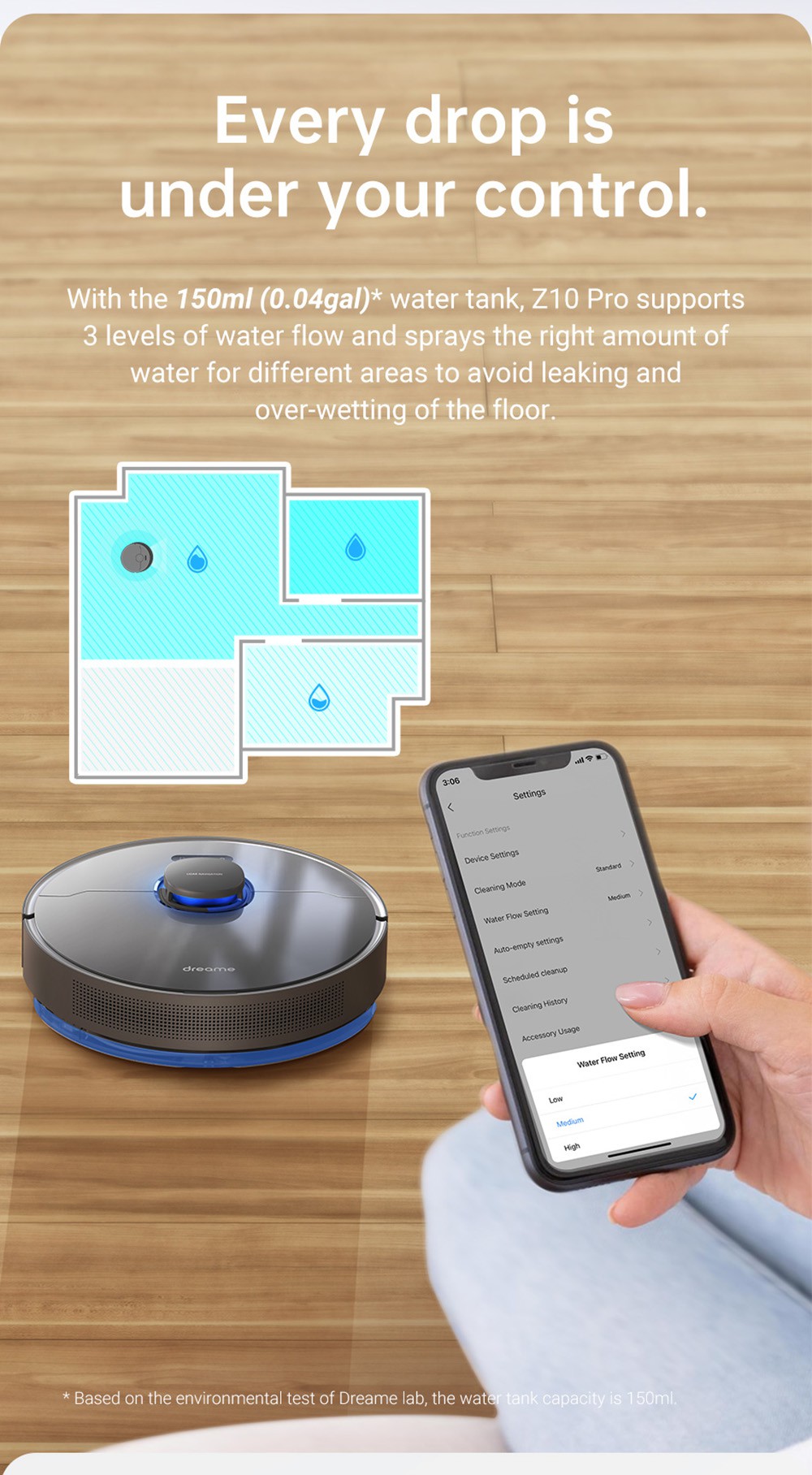 Dreame Bot Z10 Pro 4000Pa Robot Vacuum Cleaner with Self-Empty Dock 3D Laser Navi Support Alexa & Mi Home Smart Home
