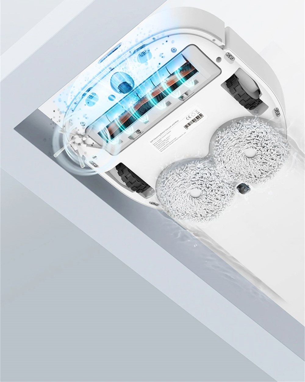 Dreame W10 4000Pa 4 in 1 Self-Cleaning Robot Vacuum Cleaner Sweeping Mopping Washing Drying with LiDAR Navigation