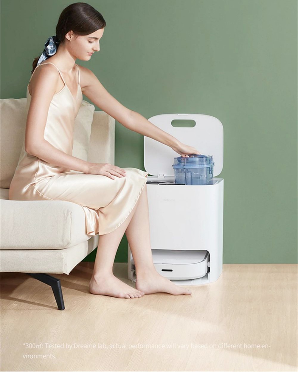 Dreame W10 4000Pa 4 in 1 Self-Cleaning Robot Vacuum Cleaner Sweeping Mopping Washing Drying with LiDAR Navigation