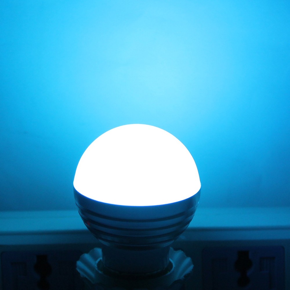 E27 3W RGB 85-265V Durable Light Bulb