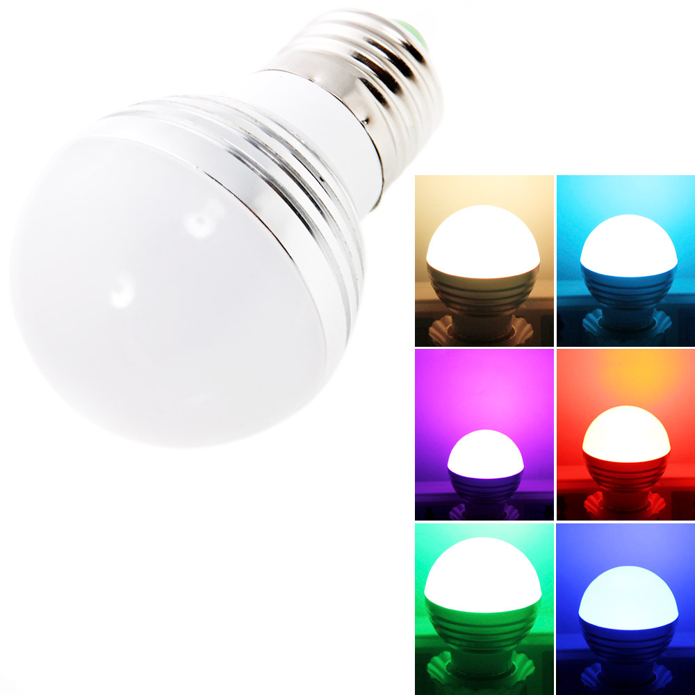 E27 3W RGB 85265V Durable Light Bulb