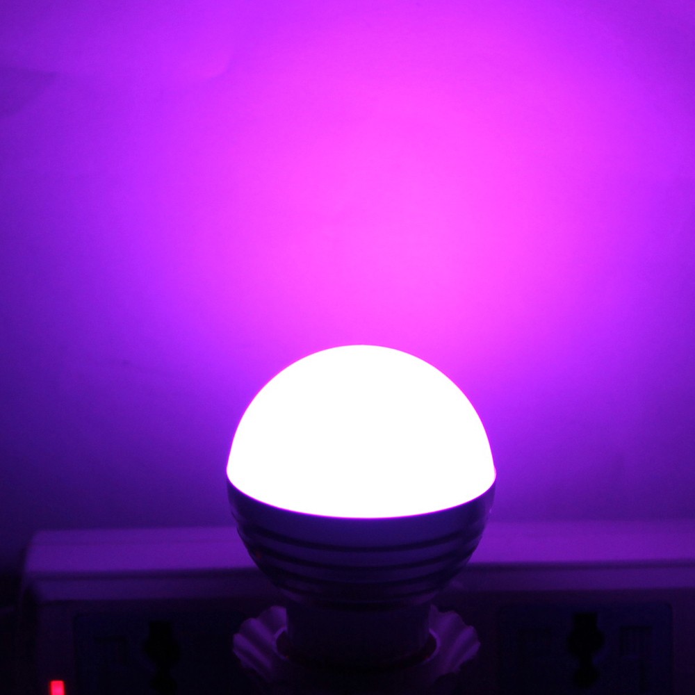 E27 3W RGB 85-265V Durable Light Bulb