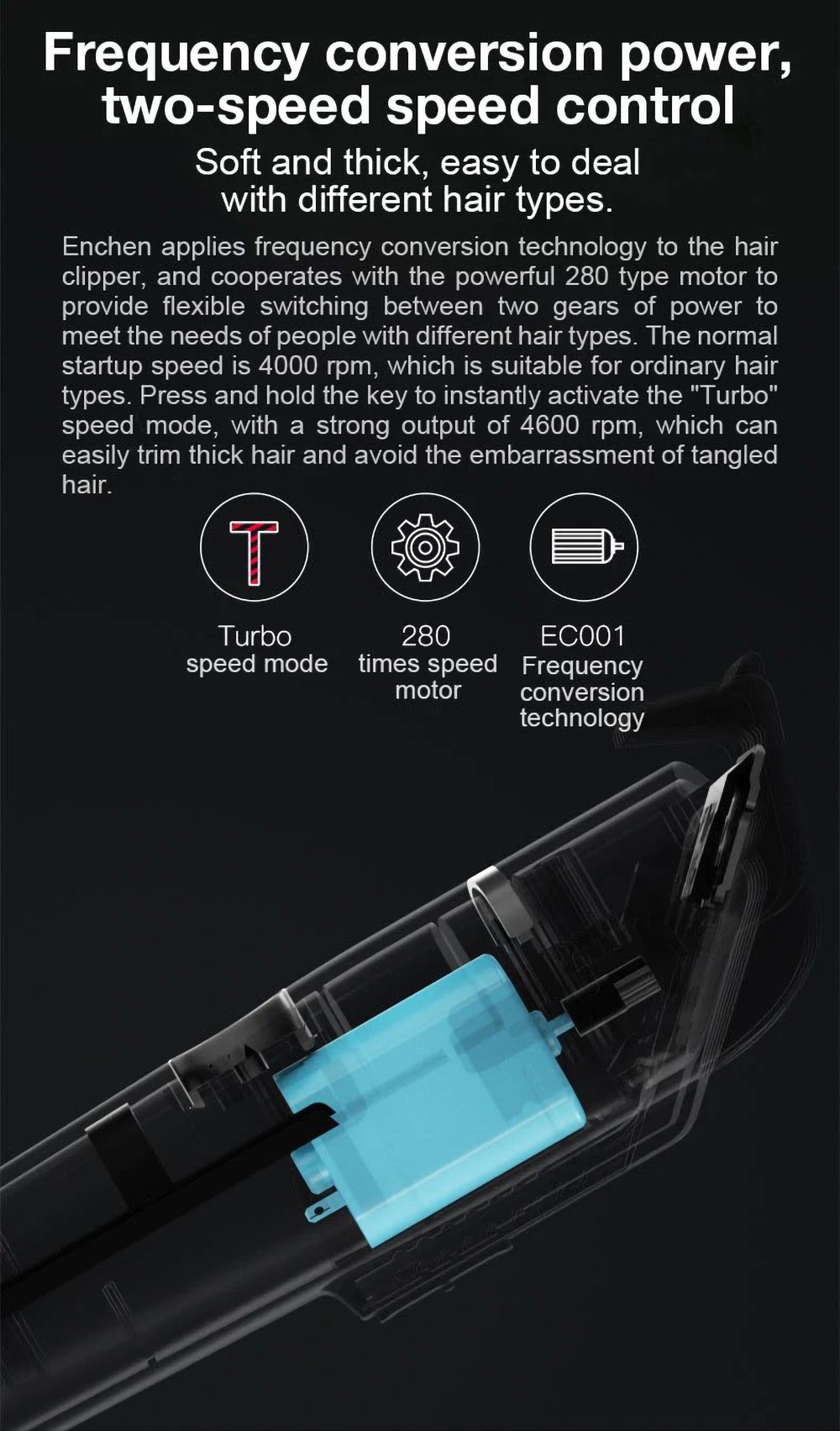 ENCHEN EC001 Electric Hair Clipper