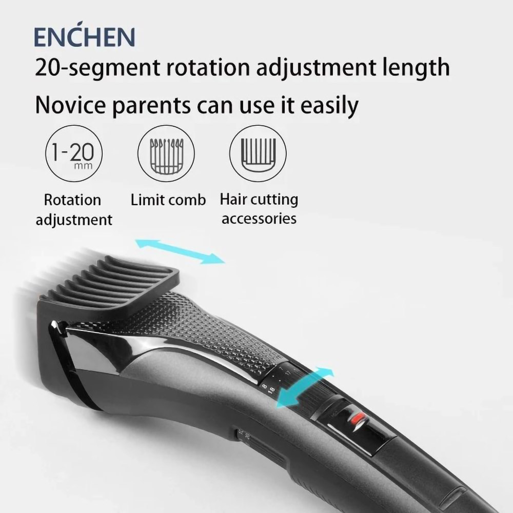 New ENCHEN Sharp3 Electric Hair Clipper 7300RPM Powerful Professional ...