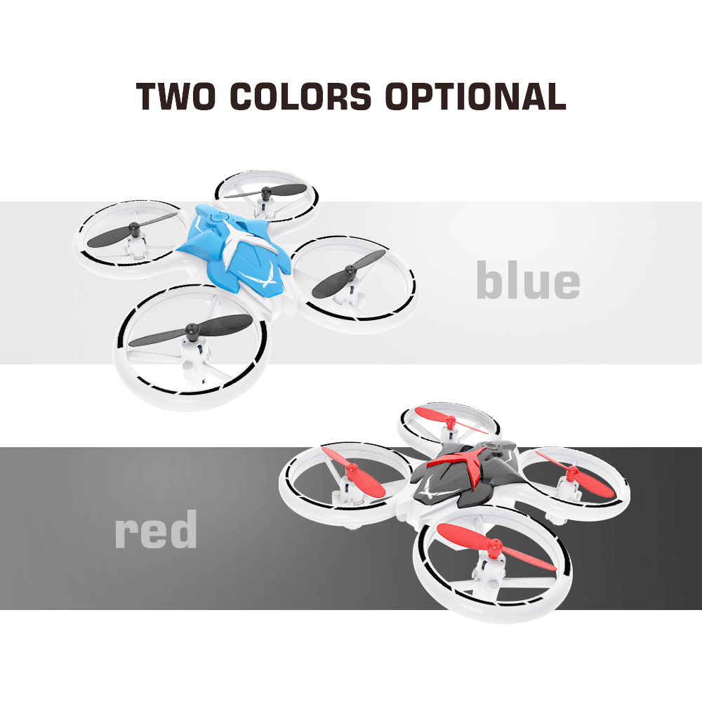 Flytec T22 Cool LED Breathing Lights RC Drone Altitude-Hold Remote Control Drone 3D Rolling - Red