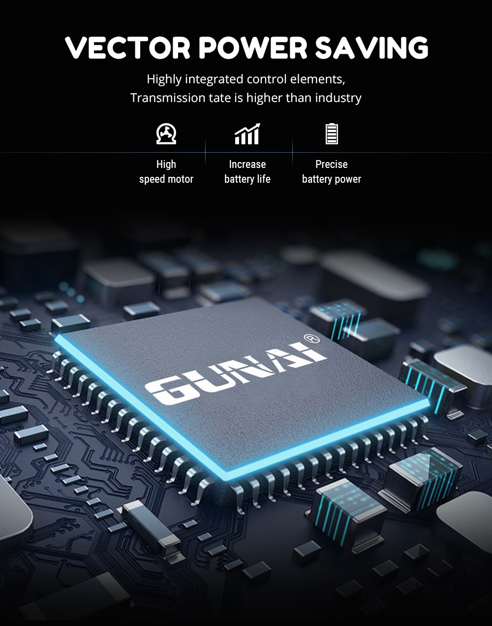 GUNAI MX01 1000W 48V 12.8Ah 26'' Electric Bicycle 40km/h Max Speed 40-50km Mileage Range 150kg Max Load - Red