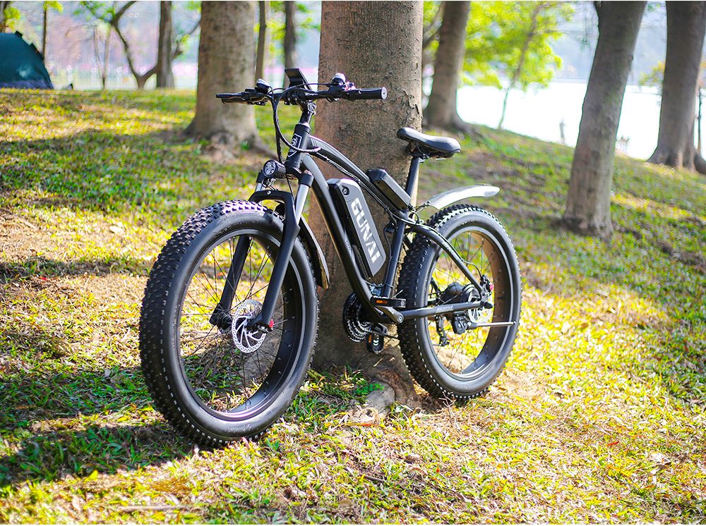 GUNAI MX02S 1000W 48V 17Ah 26 '' Vélo électrique 40 km / h Vitesse maximale 40-50 km Plage de kilométrage 150 kg Charge maximale - Noir