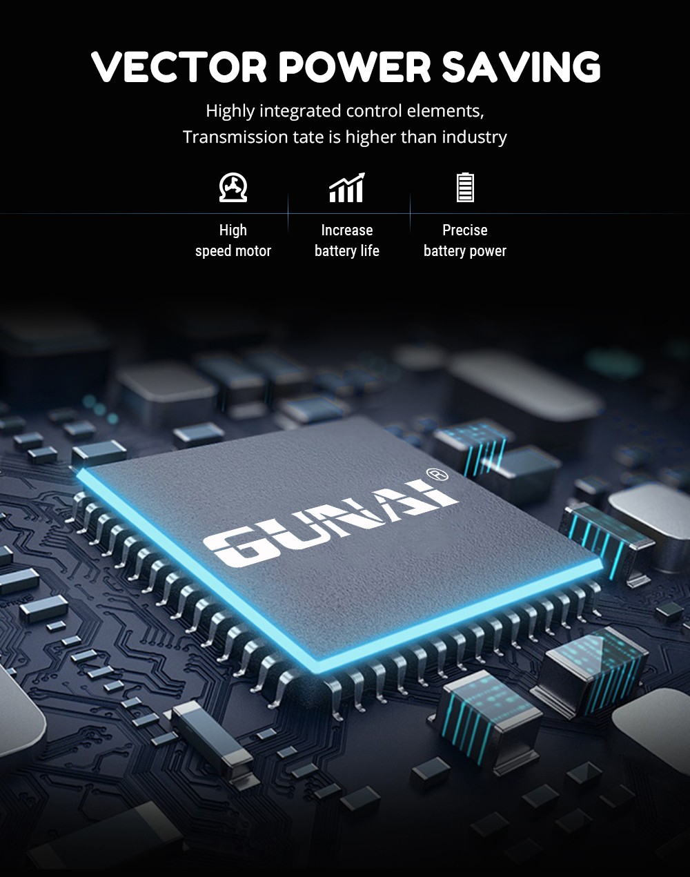 GUNAI MX02S Electric Bicycle 26*4.0 Inch Fat Tires 1000W 48V 17Ah 40Km/h Max Speed 40-50km Mileage Range 150KG Max Load Shimano 7 Speed - Black 15 GUNAI MX02S 1000W 48V 17Ah 26'' Electric Bicycle 40km/h Max Speed 40-50km Mileage Range 150kg Max Load - Black