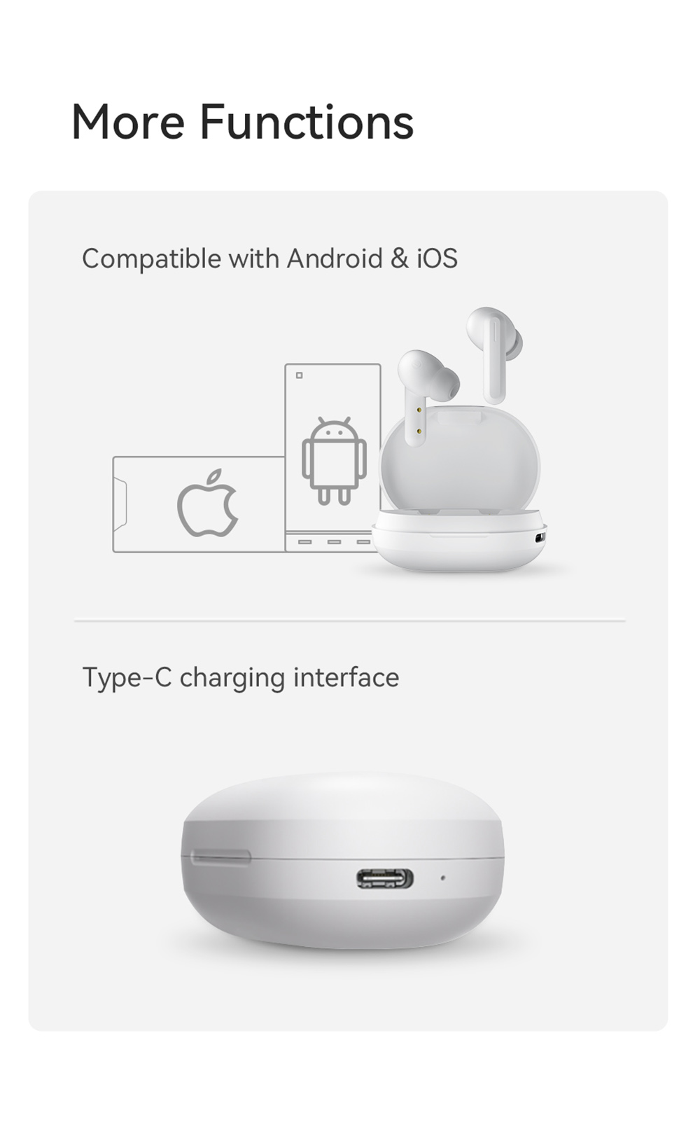 Haylou GT7 Wireless Bluetooth Earphone TWS Earbuds Noise Cancelling Headset Low-latency - White 12 Haylou GT7 Wireless Bluetooth Earphone TWS Earbuds Noise Cancelling Headset Low-latency - White