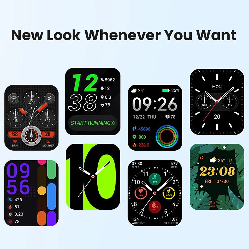 Haylou RS4 Smartwatch Custom Watch Face Silver