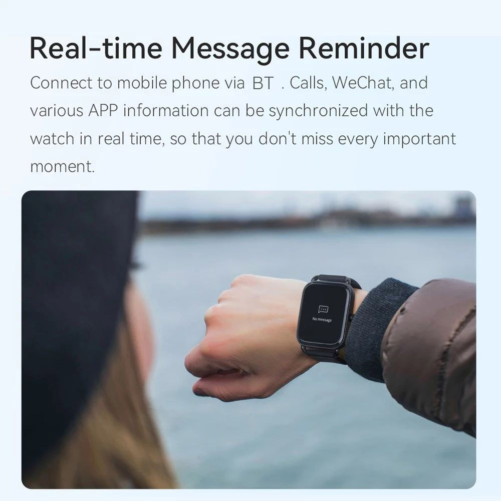 Haylou RS4 Smartwatch 12 Sports Modes Custom Watch Face Health Monitor Sports Watch - Silver
