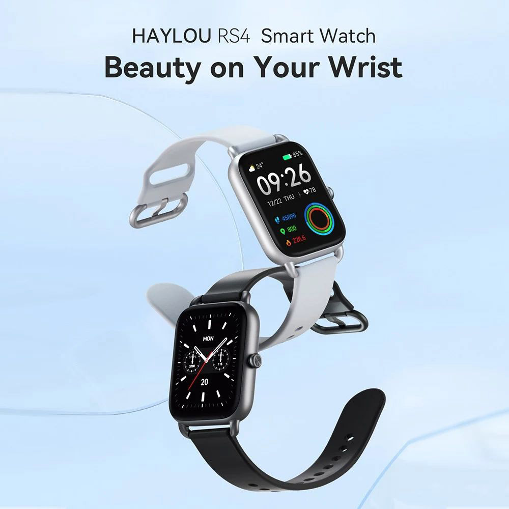 Haylou RS4 Smartwatch Custom Watch Face Silver