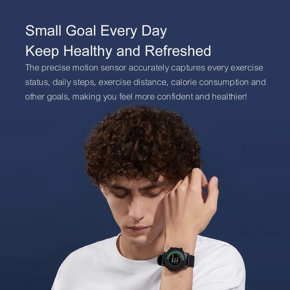 Haylou RT Smartwatch 12 Workout Modes Custom Watch Faces Health Monitor Fashion Sports Watch - Black