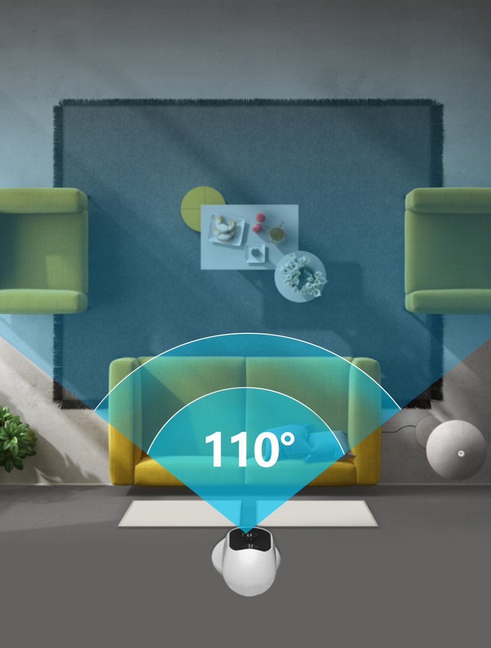 Hiseeu C30 1536P 3MP Wireless Battery IP Camera Rechargeable 2 Way Audio Outdoor Weatherproof Security Wifi solar