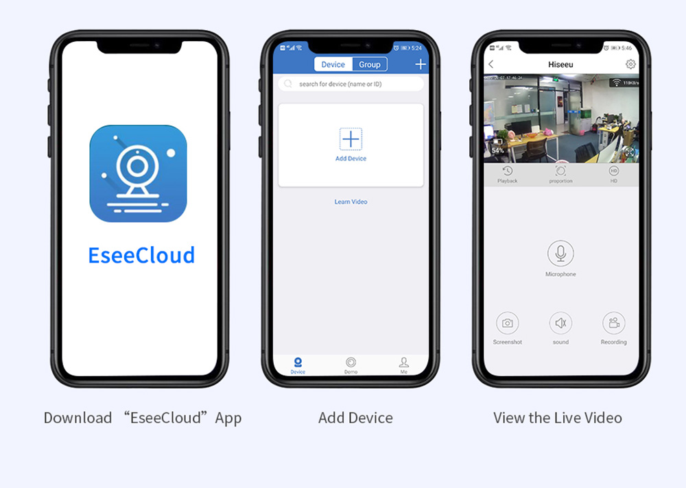 Hiseeu C30 1536P 3MP Wireless Battery IP Camera Rechargeable 2 Way Audio Outdoor Weatherproof Security Wifi solar