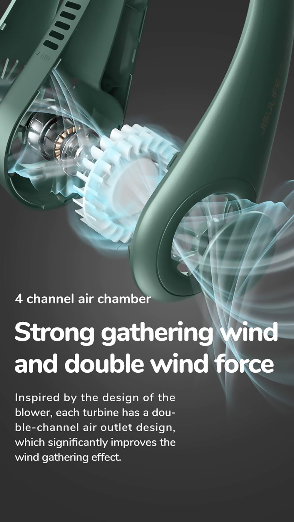 Cheap 👏 JISULIFE F12 Mini Neck Fan Portable Bladeless USB Rechargeable Mute Sports Fans for Outdoor Ventilador Portatil Abanicos 🌟 28 JISULIFE F12 Mini Neck Fan Portable Bladeless USB Rechargeable Mute Sports Fans for Outdoor Ventilador Portatil Abanicos