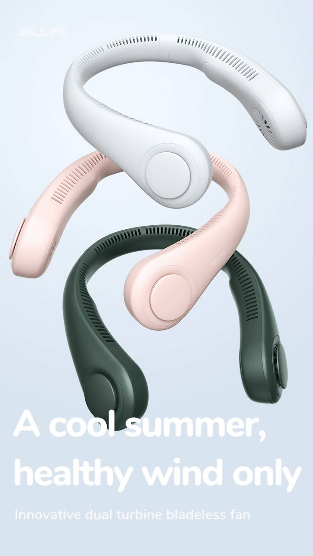 Cheap 👏 JISULIFE F12 Mini Neck Fan Portable Bladeless USB Rechargeable Mute Sports Fans for Outdoor Ventilador Portatil Abanicos 🌟 19 JISULIFE F12 Mini Neck Fan Portable Bladeless USB Rechargeable Mute Sports Fans for Outdoor Ventilador Portatil Abanicos