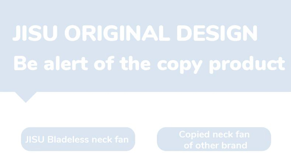 JISULIFE F12 Mini Neck Fan Portable Bladeless USB Rechargeable Mute Sports Fans for Outdoor Ventilador Portatil Abanicos