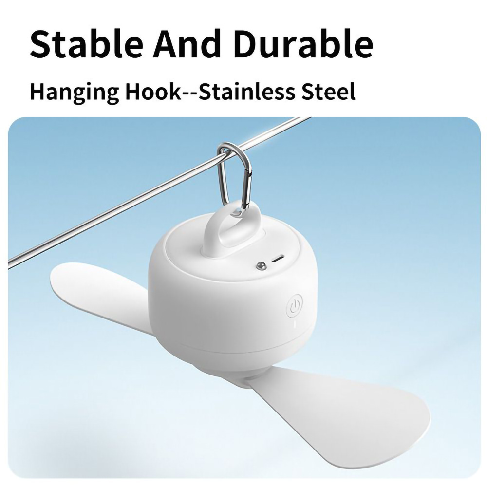 JISULIFE F16 Ceiling Fan USB Rechargeable Portable Household Electric Hanging Fans with Remote Control