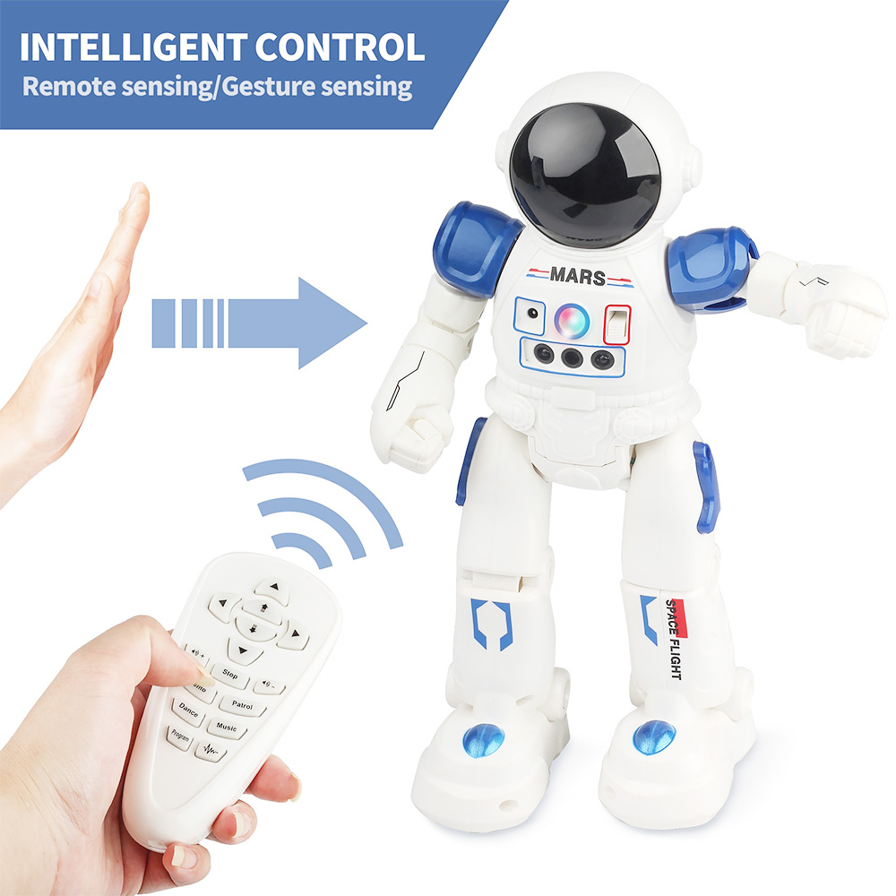 JJRC 965 Robot intelligente con telecomando Robot con rilevamento dei gesti Giocattolo intelligente per astronauta con luce a LED