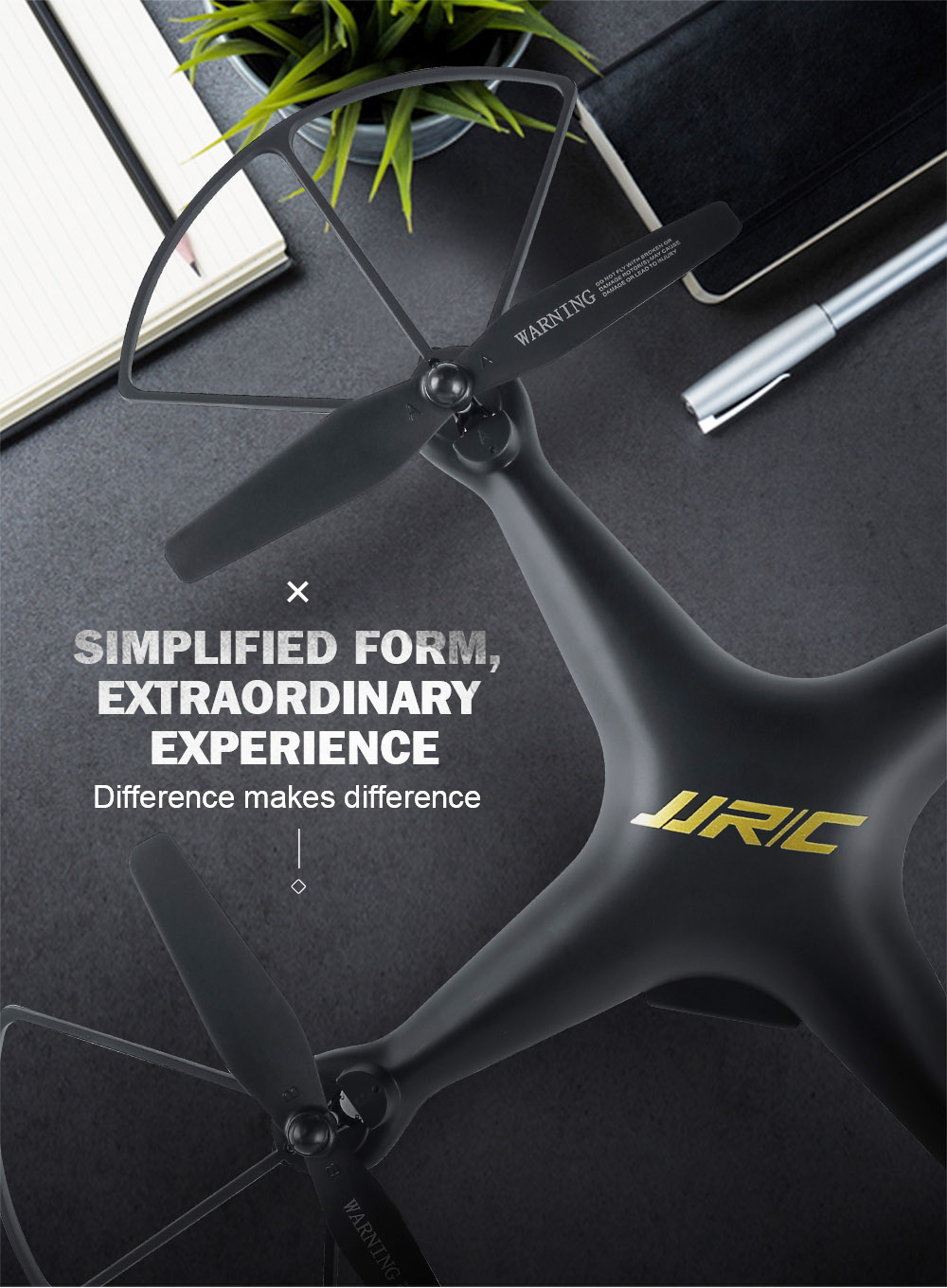 JJRC H68 RC drón 6K 720P HD kamerával WiFi FPV magasságtartás fejnélküli mód 20 perc repülési idő