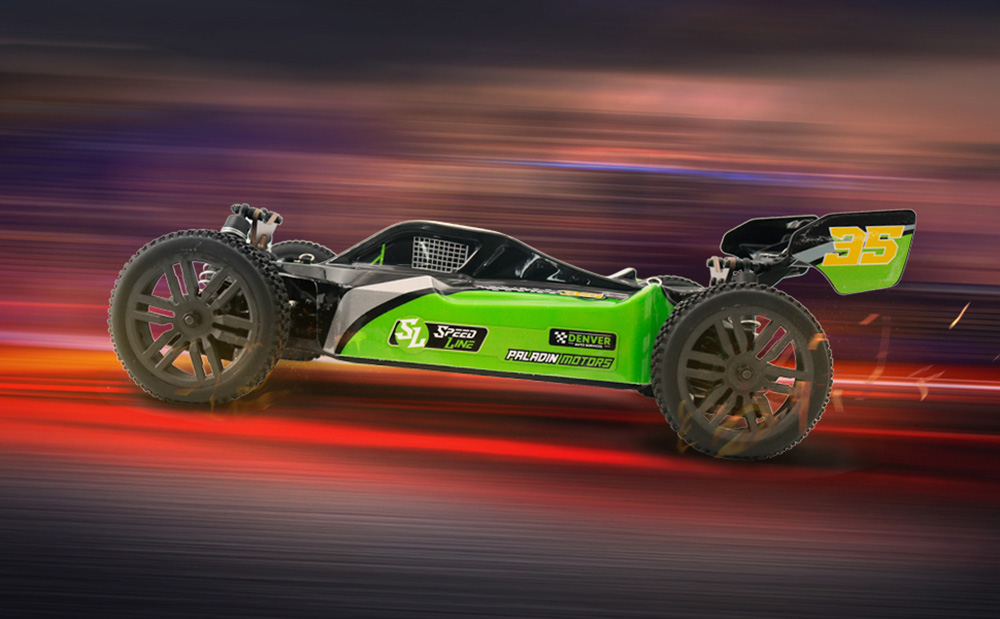 JJRC Q126 1/10 Racing Car Buggy Brushed 4WD RTR RC Car High Speed Off-Road - Green