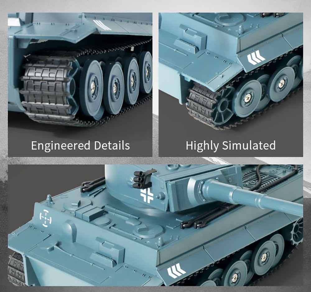 JJRC Q85 RC-Panzermodell 2.4 G ferngesteuerter programmierbarer Crawler-Panzer Militärpanzer 1/30 RC-Auto-Spielzeug für Jungen – Armeegrün