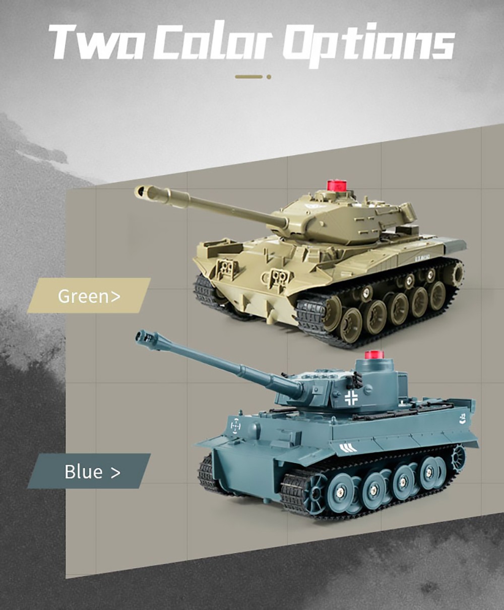 JJRC Q85 RC نموذج دبابة 2.4G التحكم عن بعد قابل للبرمجة الزاحف دبابة دبابة عسكرية 1/30 RC سيارة لعبة للأولاد - الجيش الأخضر