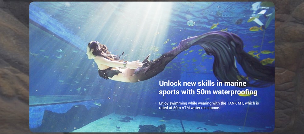 KOSPET TANK M1 Smartwatch 1.72'' Screen SpO2 HR BP Monitor Fitness Tracker IP69 Waterproof Sports Watch - Green