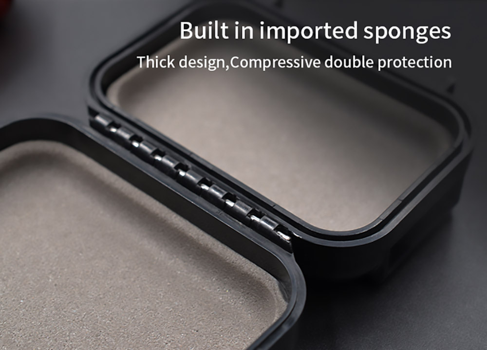 KZ ABS Protective Case for Earphone Storage Portable - Black