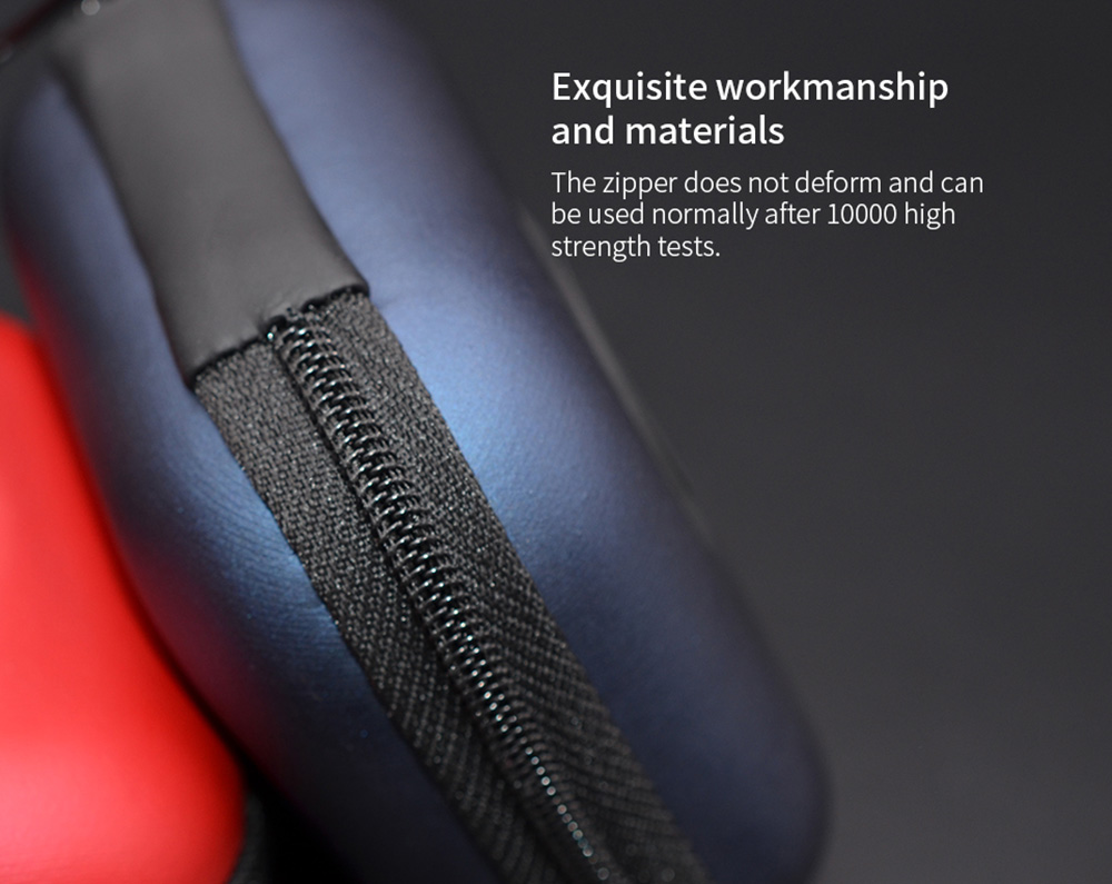 KZ PU Protective Case for Earphone Storage Portable - Black