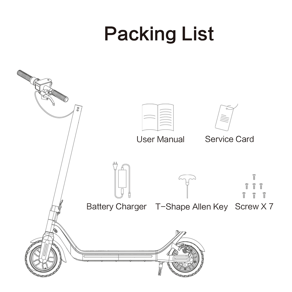 LEQISMART A8 Folding Electric Scooter 350W Motor 36V/10.4Ah Battery 9 Inch Tire - Gray