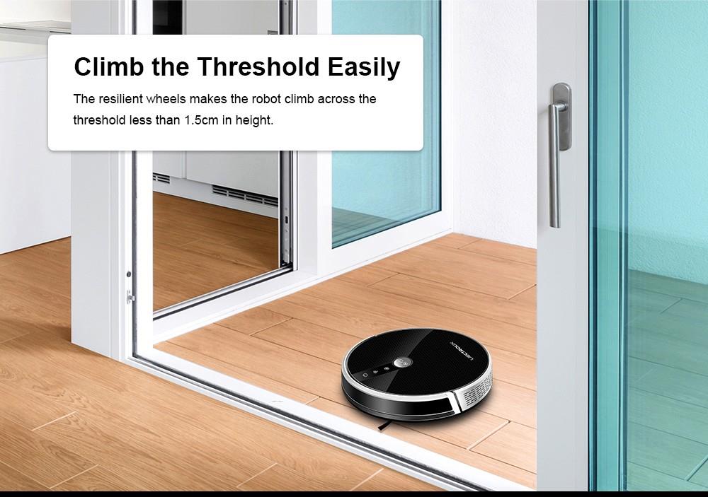 LIECTROUX C30B Robot Vacuum Cleaner 6000Pa Suction with AI Map Navigation Smart Partition WiFi App Electric Water Tank