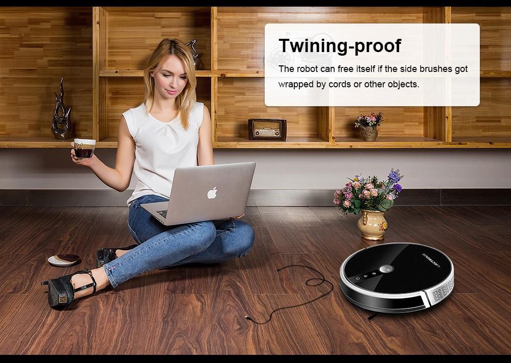 LIECTROUX C30B Robot Vacuum Cleaner 6000Pa Suction with AI Map Navigation Smart Partition WiFi App Electric Water Tank