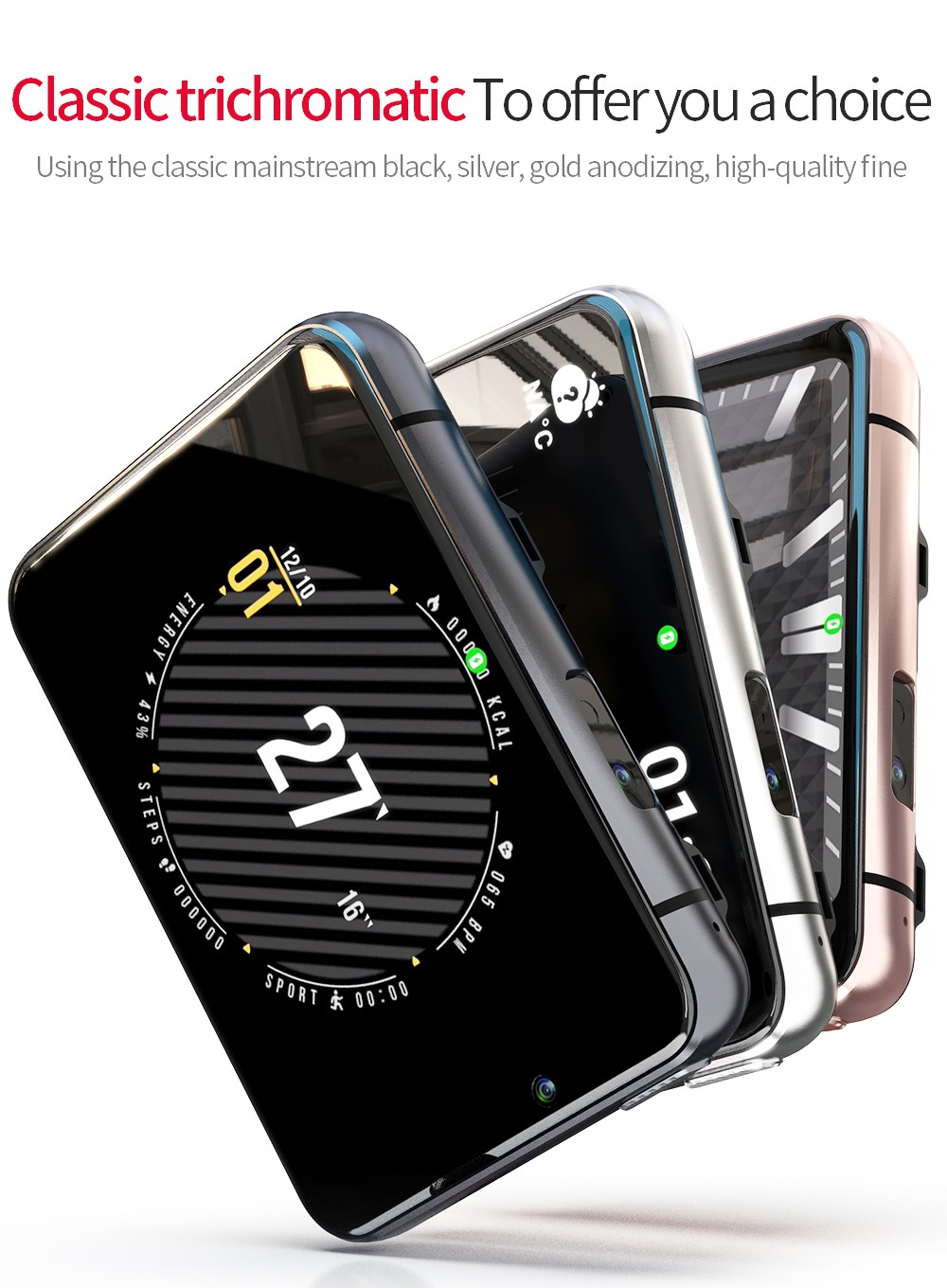 LOKMAT APPLLP MAX Android Watch Phone 4+64GB 2.88'' TFT Screen Dual Cameras WiFi GPS 4G Smartwatch - Gold