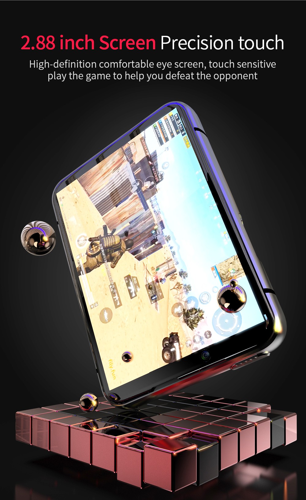 LOKMAT APPLLP MAX Android Watch Phone 4+64GB 2.88'' TFT Screen Dual Cameras WiFi GPS 4G Smartwatch - Silver