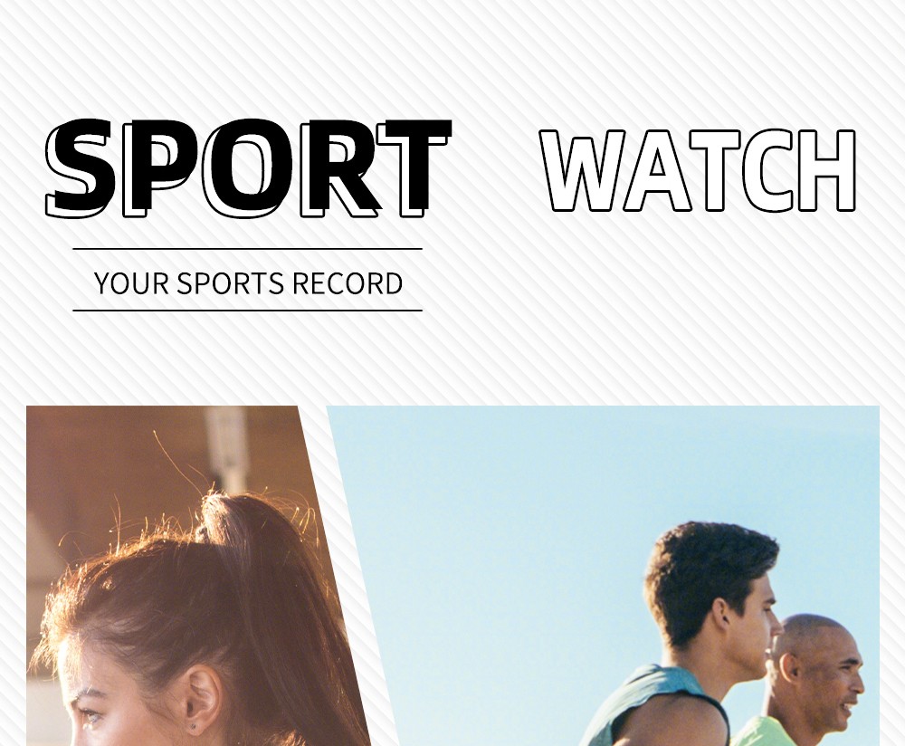 LOKMAT ATTACK 5 Smartwatch 1.32 Inch Full Touch Screen Heart Rate Monitor Blood Pressure Blood Oxygen Detection - Black