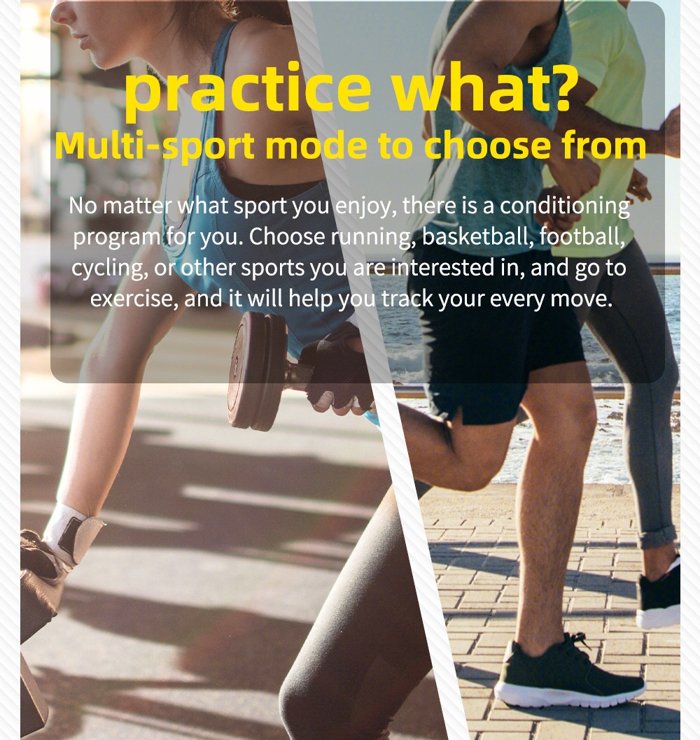 LOKMAT ATTACK 5 Smartwatch 1.32 Inch Full Touch Screen Heart Rate Monitor Blood Pressure Blood Oxygen Detection - Black