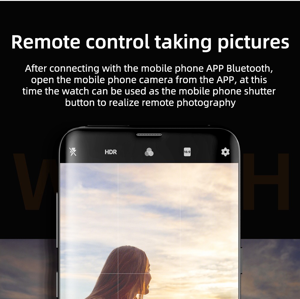 LOKMAT ATTACK 5 Smartwatch 1.32 Inch Full Touch Screen Heart Rate Monitor Blood Pressure Blood Oxygen Detection - Black