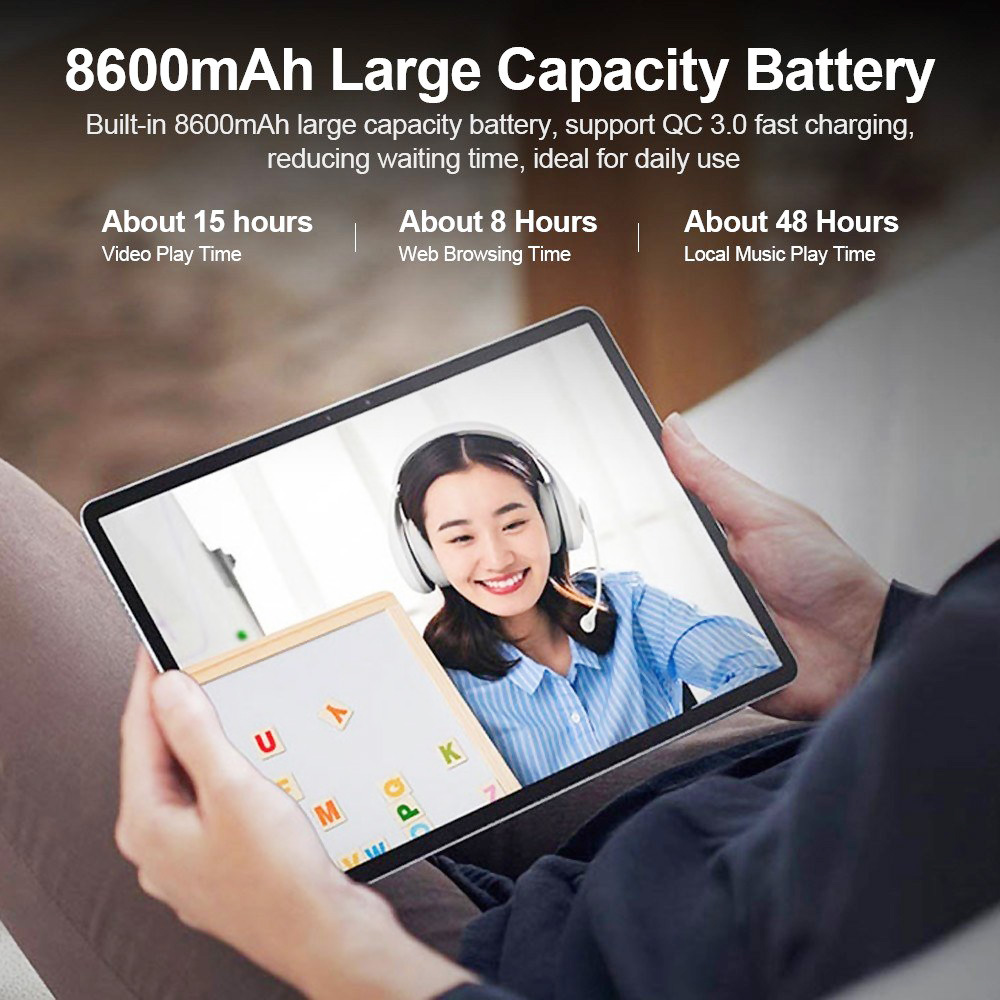 Lenovo Xiaoxin Pad Pro WiFi Tablet 11.5 inch 2.5K OLED Screen Qualcomm Snapdragon 730G 6GB RAM 128GB ROM Android 10 8600mAh Battery - Grey