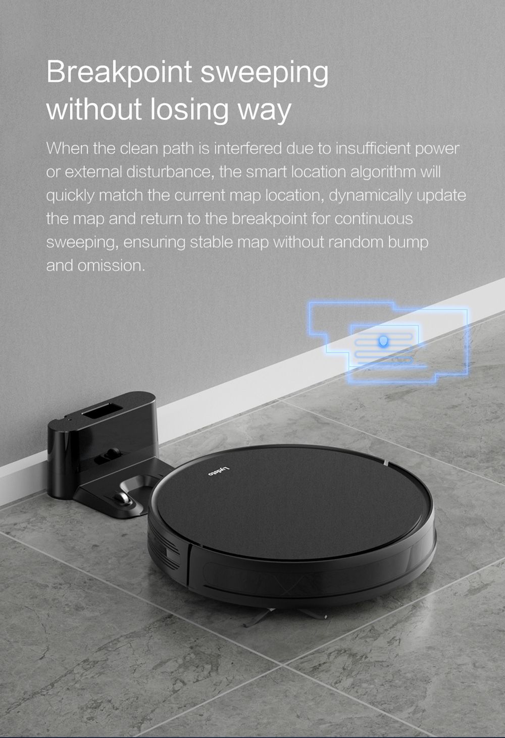 Lydsto G1 Robot Vacuum Cleaner 3300Pa Suction Household Sweeper & Mopper Wet Mopping Floor Dust Cleaner Mijia APP