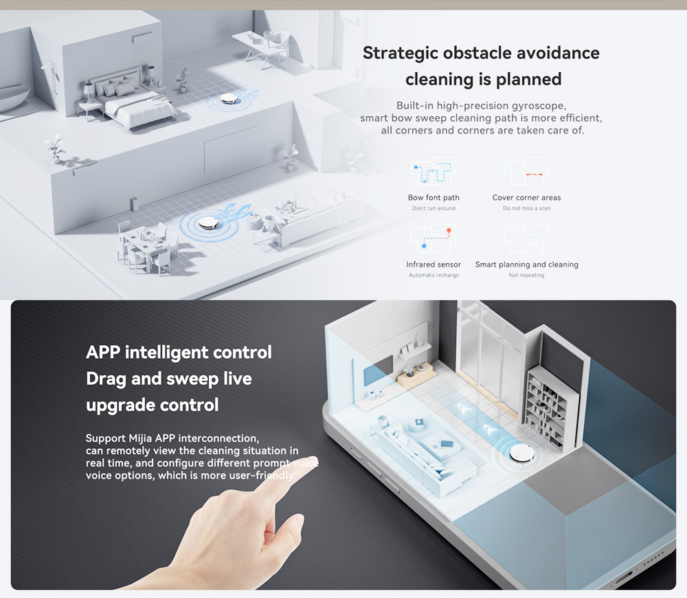 Lydsto G2 Gyroscope Navigation Vaccum robot